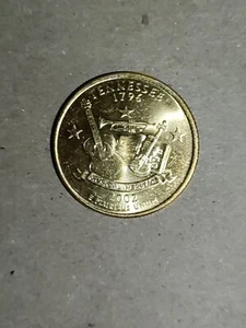 GOLD PLATED 2002-D TENNESSEE U.S. STATE QUARTER -  - Picture 1 of 2