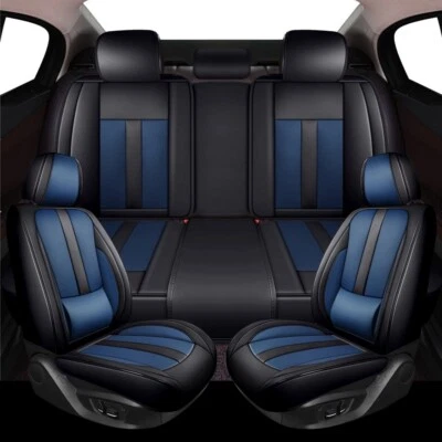 For Acura TLX RDX MDX ILX TSX PU Leather Car Seat Cover Full Set Seats Protector Foto 1 de 4