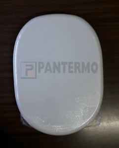 SEDILE WC LEGNO ASSE COPRIWATER LINDA IDEAL STANDARD / CLIO EOS BIANCO M1700A2 - Foto 1 di 4