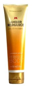 VICTORIA'S SECRET LUMINOUS LOTION PERFECT BODY AMBER ROMANCE 5 FL OZ /150 mL NEW - Picture 1 of 2