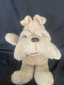 Bulldog / Shar Pei plush stuffed DOG "KRINKLES" (VINTAGE) - Picture 1 of 10