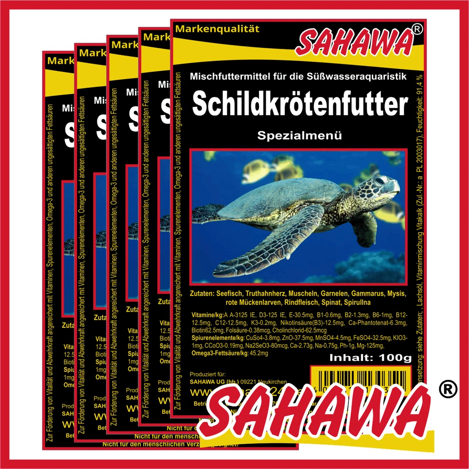 Frostfutter  Fischfutter Aquarium  5 x 100g Blister Sorte: Schildi Mix - Bild 1 von 1