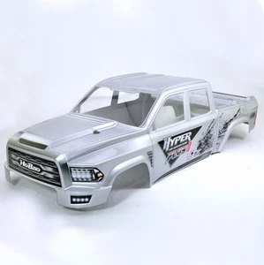 HoBao OFNA Hyper MT Plus II RC Monster Truck Printed Body Shell - Silver White - Picture 1 of 1