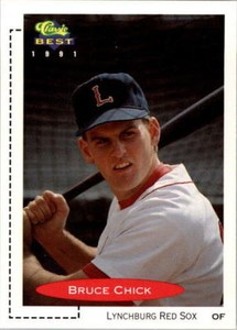 1991 Classic Best Minor League # 13 Bruce Chick Lynchburg Red Sox Baseball Card