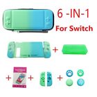 For Nintendo Switch Travel Carrying Bag Protector Case Thumb Stick Grip Cap 6in1