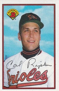 1989 Bowman #9 Cal Ripken, Jr. HOF - Baltimore Orioles