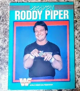 Rowdy Roddy Piper 1985 WWF School Folder Vintage Retro WWE wrestling Mint - Picture 1 of 1
