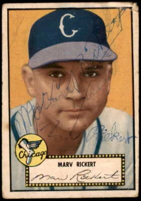 Marv Rickert Rookie Card 1952 Topps #50 - Image 1 of 2
