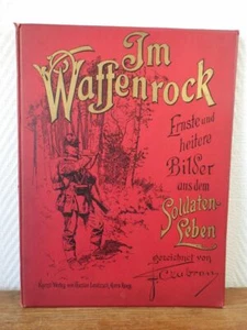 FEODOR CZABRAN Im Waffenrock (1892) Leutzsch Gera Reuss 12 Planches Militaires - Picture 1 of 10
