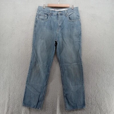 Pepe Jeans Mens 34x34 Blue Straight Leg London UK Baggy Relaxed Y2K - Image 1 of 4