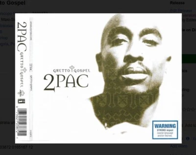 2Pac Ghetto Gospel CD SINGLE AU ONLY RELEASE BRAND NEW  - Image 1 of 4