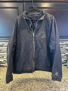 Nike Jordan x Cactus Jack Travis Scott Size Large Canvas Woven Jacket Black - Bild 1 von 8