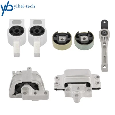 7PCS Motor & Trans Mount Kit For Volkswagen CC 2009-2017 2.0L w/ AUTO-MANUAL DCT - Image 1 of 4