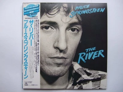 Bruce Springsteen The River 1980 Japan LP 40AP 1960~1 White & Blue OBI Insert - Image 1 of 4
