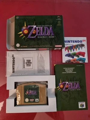 Zelda Majora's Mask - N64 Nintendo 64 Boxed CIB PAL UK - Image 1 of 4