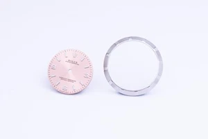 Rolex Midsize quadrante rosa arabo e lunetta per 177200 FCD24125 - Foto 1 di 2