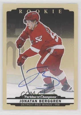 2022 Upper Deck Parkhurst Champions Rookies Jonatan Berggren #313 Rookie Auto RC - Image 1 of 2