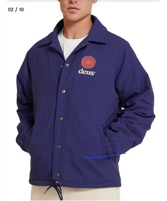 Deus Ex Machina Strata Coach 夹克 尺寸 3XL "Deus Records 日本" — 第 1/4 张图片