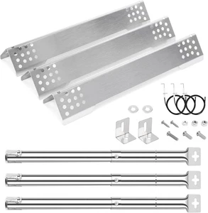 GFTIME Brennerabdeckung Edelstahl 40,2 cm für Rösle Videro G2-G6, 3 Stück - Picture 1 of 9