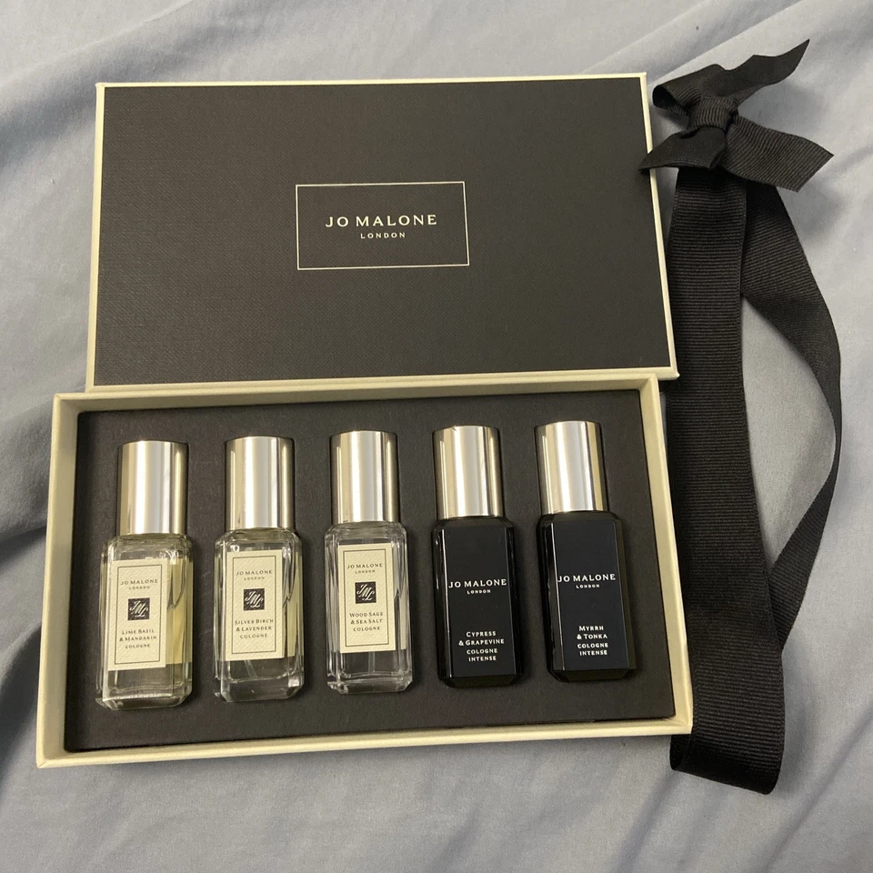 Jo Malone Hombre 5 Piezas Juego de regalo colección Colonia (45 ml / 1,5 fl oz total) Nuevo Foto 1 de 4