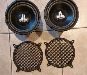 PAIR 10” JL Audio 10W0 8ohm Old School Car Audio - Picture 1 of 13