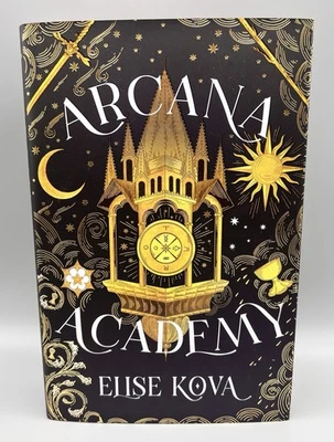 SIGNED - Arcana Academy By Elise Kova New 1st Edition Hardback