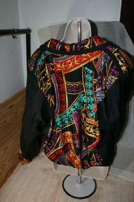 Chaqueta De Colección Rock Creek Retro Años 70 y 80 Para Mujer Talla S Multicolor ¡Bombardero Brillante! Foto 1 de 4
