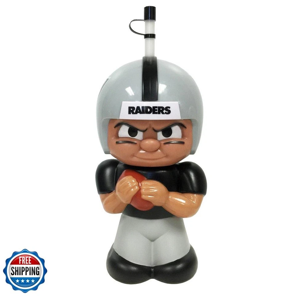 Botella de agua 3D Party Animal NFL Las Vegas Raiders Big Sip, 16 oz Foto 1 de 1