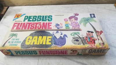 Pebbles Flintstone Board Game No. 3853-298 NICE Vintage 1962 TRANSOGRAM - Image 1 of 4