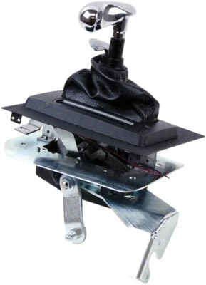 B&M AUTO RATCHET SHIFTER HAMMER CONSOLE,SILVER HANDLE,10" LEVER,87-93 MUSTANG - Image 1 of 4
