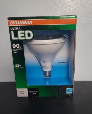 NIB  SYLVANIA Ultra LED Flood Light Bulb dimmable 90W Replacing 14W  - Image 1 of 4