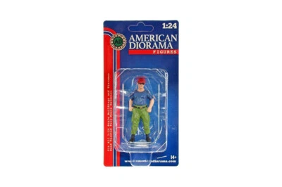 Figura de 3" Firefighters Off Duty American Diorma 76421 Man escala 1:24 Foto 1 de 3