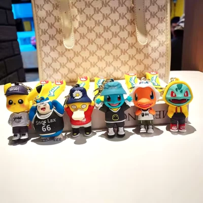 Pokémon Keychain Silicone Charm – Cute Backpack Pendant Accessory - Image 1 of 4