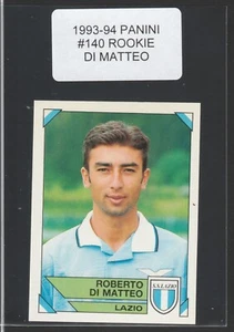 ROOKIE Sticker 140 Panini 1993-94 DI MATTEO Lazio Chelsea Aston Villa RK1-27 - Picture 1 of 2