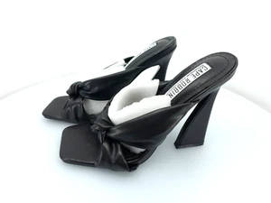 Cape Robbin Henny Womens Black Open Toe Heeled Shoes (multiple sizes) New - Picture 1 of 6