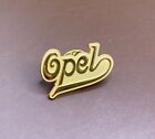 Opel Schriftzug Pin Abzeichen Anstecknadel goldfarben 25x16mm