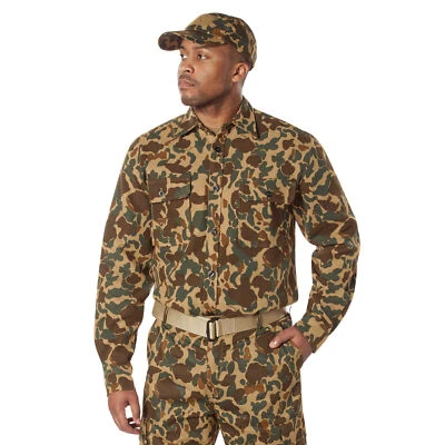 Rothco X Bear Archery Fred Bear Camouflage Flannel Shirt Hunting & Fishing Wear - Image 1 of 4