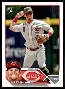2023 Topps Update Base #US199 Matt McLain RC Cincinnati Reds
