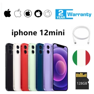 Apple iPhone 12 mini - 128GB - Bianco Rosso Nero Blu✔️Garanzia 24 MESI - Imagen 1 de 34