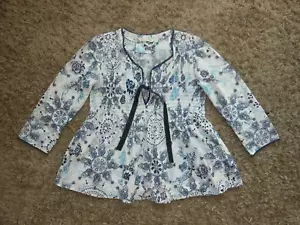 Womens Odd Molly 261C Falling Down Blouse / Top Shirt / Tunic - Size 2 / Medium - Picture 1 of 9