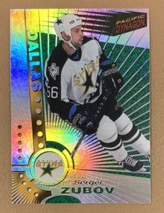 1997-98 Pacific Dynagon Tandems Sergei Zubov Mike Vernon #44 HOF - Picture 1 of 2