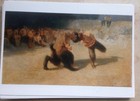 1  Postkarten, Kämpfende Faune, Mythen, Sagen, Fantasie, F. von Stuck, Neu