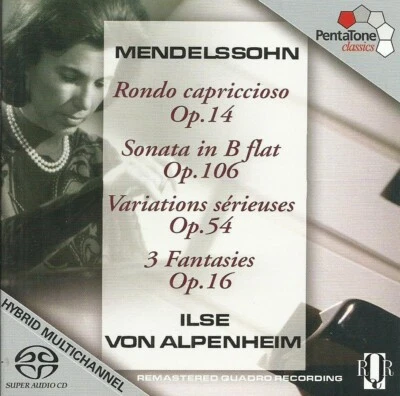 SACD Mendelssohn Klavier: Rondo Capriccioso, Sonate op. 106, Ilse von Alpenheim - Bild 1 von 2