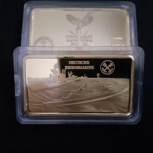Barren/Münze/Medaille "Deutsche Kriegsmarine" Schiffmotiv - Bild 1 von 3