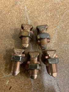 Menge 5 Burndy 14-2T 2R Kupfer Servit Split Schraube KS23 D3 16-35 - Bild 1 von 3