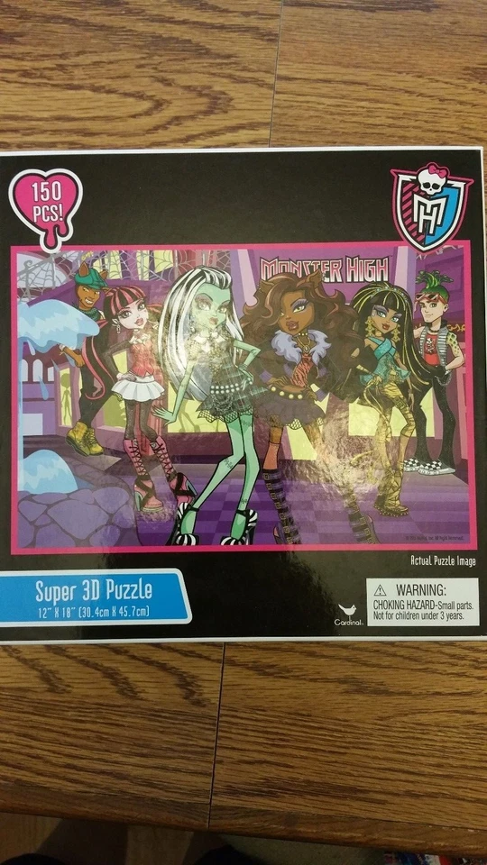Quebra-cabeça Monster High 3D 150 peças - Imagem 1 de 1