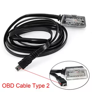Cable de conexión OBD II OBD 2 7 pines a mini USB para cable de pantalla frontal HUD para automóvil - Imagen 1 de 11