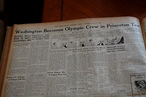 Olympic Games Berlin 1936 July-September . 82 Original Newspapers Owen Lovelock - Picture 1 of 15