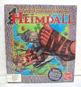 Heimdall Bib Box 1992 juego de PC Virgin Games 5,25 HD compatible con IBM sellado nuevo - Imagen 1 de 11