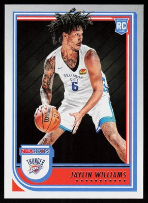 2022-23 Hoops Jaylin Williams #269 BASKETBALL CARD OKC Thunder RC Blue - Image 1 of 2